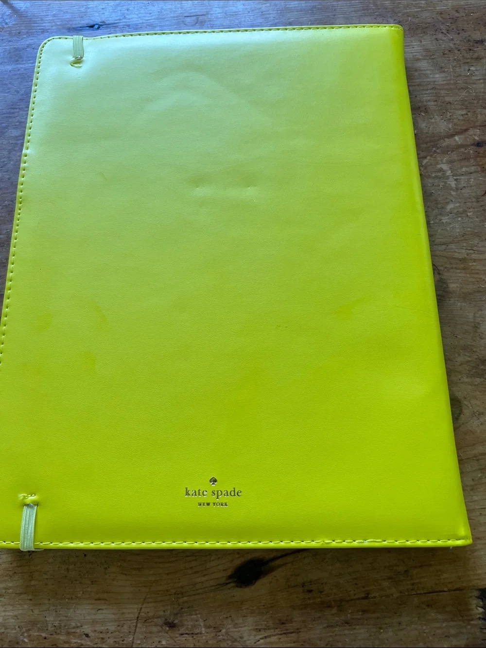 Kate Spade WHEN LIFE GIVES YOU LEMONS MAKE LIMONCELLO Leatherette Notepad Folio